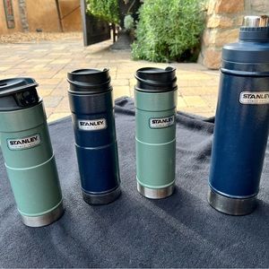 5 total Stanley flasks.
